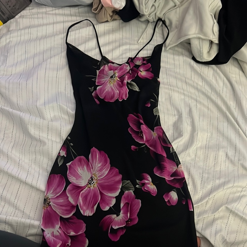 Cowl neck dress